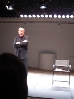Klausens SERIELLO Claus Peymann in Bonn in der Werkstatt Theater Bonn am Freitag, 13.3.2009 und er liest aus "Peymann von A-Z"