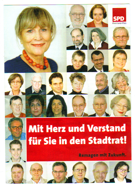 FALTBLATT der SPD Remagen zur Wahl am 7.Juni 2009