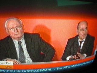 Klausens FOTO von der Abschiedspressekonferenz von Oskar Lafontaine am 23.1.2010, als er seinen Rckzug von der Parteispitze der Linken verkndete