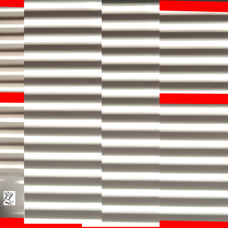 Klausens Kunstwerk Collage "striipy stripes"