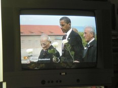 Klausens Foto SERIELLO Barack Obama in Buchenwald am 5.6.2009