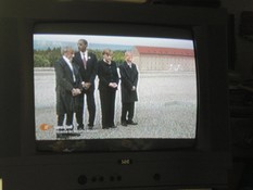 Klausens Foto SERIELLO Barack Obama in Buchenwald am 5.6.2009