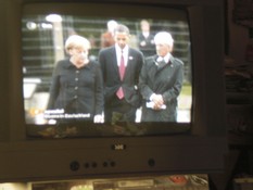 Klausens Foto SERIELLO Barack Obama in Buchenwald am 5.6.2009