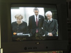 Klausens Foto SERIELLO Barack Obama in Buchenwald am 5.6.2009