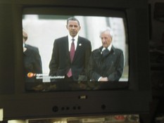 Klausens Foto SERIELLO Barack Obama in Buchenwald am 5.6.2009