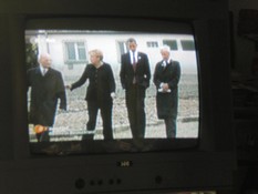 Klausens Foto SERIELLO Barack Obama in Buchenwald am 5.6.2009