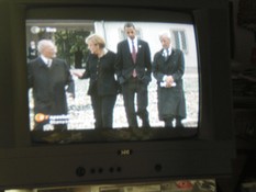 Klausens Foto SERIELLO Barack Obama in Buchenwald am 5.6.2009