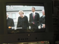 Klausens Foto SERIELLO Barack Obama in Buchenwald am 5.6.2009