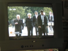 Klausens Foto SERIELLO Barack Obama in Buchenwald am 5.6.2009