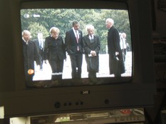 Klausens Foto SERIELLO Barack Obama in Buchenwald am 5.6.2009