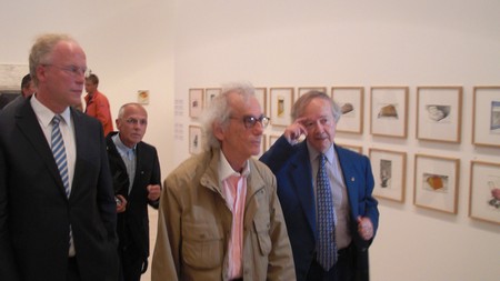 klausens seriello vom besuch des knstlers christo in brhl im max ernst museum am 15.6.2010