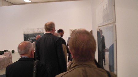 klausens seriello vom besuch des künstlers christo in brühl im max ernst museum am 15.6.2010