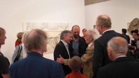 klausens seriello vom besuch des knstlers christo in brhl im max ernst museum am 15.6.2010