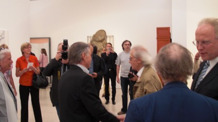 klausens seriello vom besuch des knstlers christo in brhl im max ernst museum am 15.6.2010