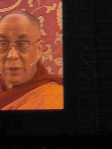 Klausens SERIELLO Der Dalai Lama in Frankfurt 30.7.2009 Commerzbank Arena