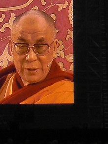 Klausens SERIELLO Der Dalai Lama in Frankfurt 30.7.2009 Commerzbank Arena