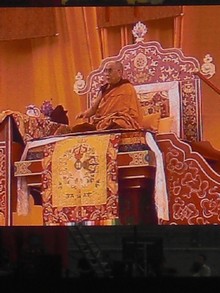 Klausens SERIELLO Der Dalai Lama in Frankfurt 30.7.2009 Commerzbank Arena