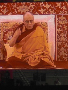 Klausens SERIELLO Der Dalai Lama in Frankfurt 30.7.2009 Commerzbank Arena