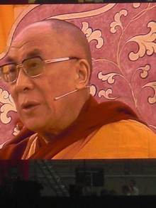 Klausens SERIELLO Der Dalai Lama in Frankfurt 30.7.2009 Commerzbank Arena