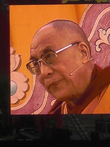 Klausens SERIELLO Der Dalai Lama in Frankfurt 30.7.2009 Commerzbank Arena