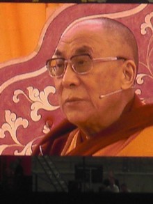 Klausens SERIELLO Der Dalai Lama in Frankfurt 30.7.2009 Commerzbank Arena