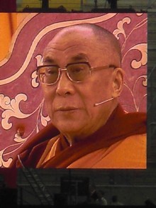 Klausens SERIELLO Der Dalai Lama in Frankfurt 30.7.2009 Commerzbank Arena