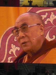 Klausens SERIELLO Der Dalai Lama in Frankfurt 30.7.2009 Commerzbank Arena