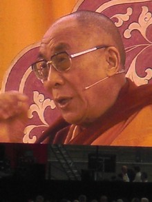 Klausens SERIELLO Der Dalai Lama in Frankfurt 30.7.2009 Commerzbank Arena