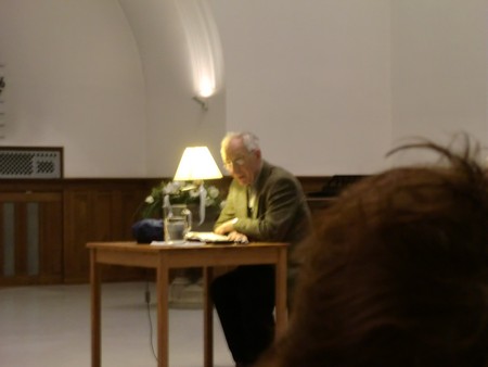 Foto Seriello von KLAUSENS von Dieter Wellershoff am 26.5.2010 in der Lutherkirche in Bonn, Lesung aus "Der Himmel ist kein Ort"