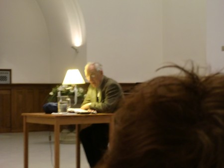 Foto Seriello von KLAUSENS von Dieter Wellershoff am 26.5.2010 in der Lutherkirche in Bonn, Lesung aus "Der Himmel ist kein Ort"