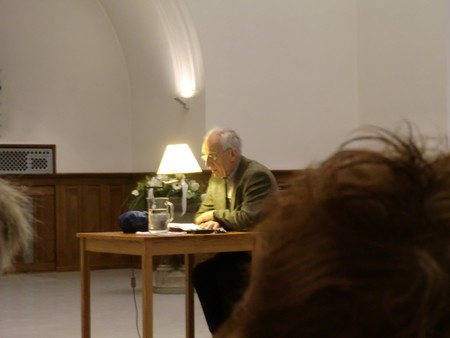 Foto Seriello von KLAUSENS von Dieter Wellershoff am 26.5.2010 in der Lutherkirche in Bonn, Lesung aus "Der Himmel ist kein Ort"