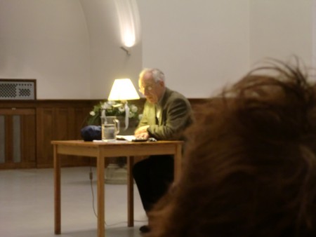 Foto Seriello von KLAUSENS von Dieter Wellershoff am 26.5.2010 in der Lutherkirche in Bonn, Lesung aus "Der Himmel ist kein Ort"