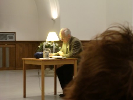 Foto Seriello von KLAUSENS von Dieter Wellershoff am 26.5.2010 in der Lutherkirche in Bonn, Lesung aus "Der Himmel ist kein Ort"