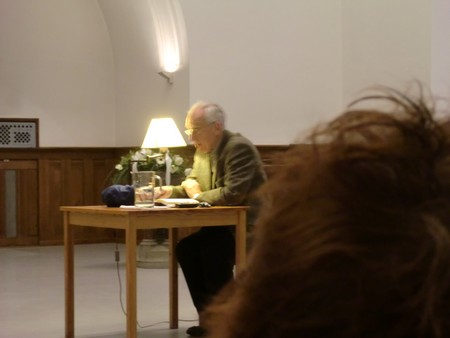 Foto Seriello von KLAUSENS von Dieter Wellershoff am 26.5.2010 in der Lutherkirche in Bonn, Lesung aus "Der Himmel ist kein Ort"