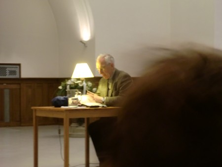 Foto Seriello von KLAUSENS von Dieter Wellershoff am 26.5.2010 in der Lutherkirche in Bonn, Lesung aus "Der Himmel ist kein Ort"