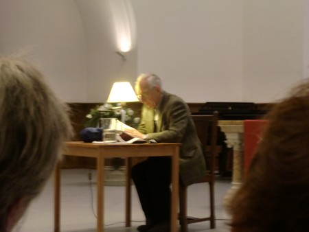 Foto Seriello von KLAUSENS von Dieter Wellershoff am 26.5.2010 in der Lutherkirche in Bonn, Lesung aus "Der Himmel ist kein Ort"