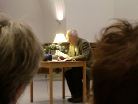 Foto Seriello von KLAUSENS von Dieter Wellershoff am 26.5.2010 in der Lutherkirche in Bonn, Lesung aus "Der Himmel ist kein Ort"