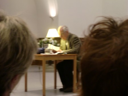 Foto Seriello von KLAUSENS von Dieter Wellershoff am 26.5.2010 in der Lutherkirche in Bonn, Lesung aus "Der Himmel ist kein Ort"