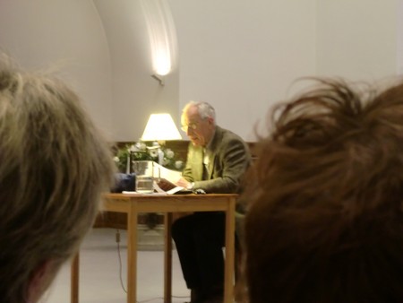 Foto Seriello von KLAUSENS von Dieter Wellershoff am 26.5.2010 in der Lutherkirche in Bonn, Lesung aus "Der Himmel ist kein Ort"