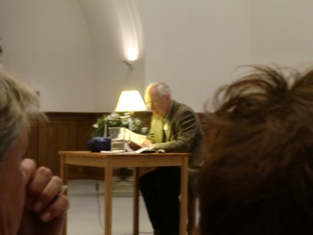 Foto Seriello von KLAUSENS von Dieter Wellershoff am 26.5.2010 in der Lutherkirche in Bonn, Lesung aus "Der Himmel ist kein Ort"