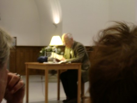 Foto Seriello von KLAUSENS von Dieter Wellershoff am 26.5.2010 in der Lutherkirche in Bonn, Lesung aus "Der Himmel ist kein Ort"