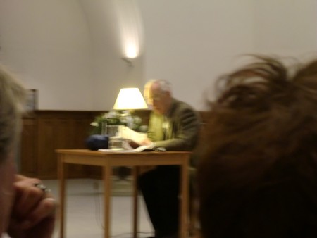 Foto Seriello von KLAUSENS von Dieter Wellershoff am 26.5.2010 in der Lutherkirche in Bonn, Lesung aus "Der Himmel ist kein Ort"