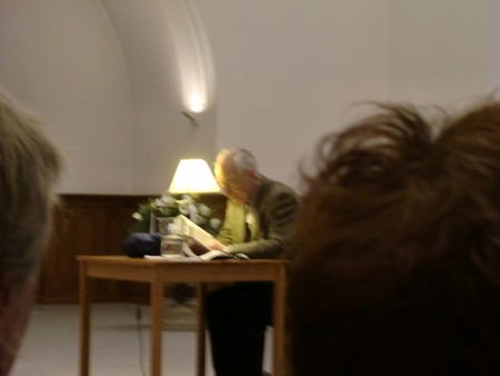 Foto Seriello von KLAUSENS von Dieter Wellershoff am 26.5.2010 in der Lutherkirche in Bonn, Lesung aus "Der Himmel ist kein Ort"