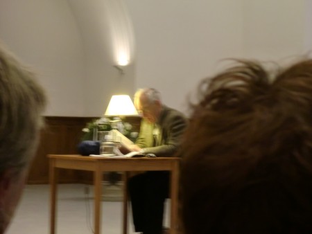 Foto Seriello von KLAUSENS von Dieter Wellershoff am 26.5.2010 in der Lutherkirche in Bonn, Lesung aus "Der Himmel ist kein Ort"