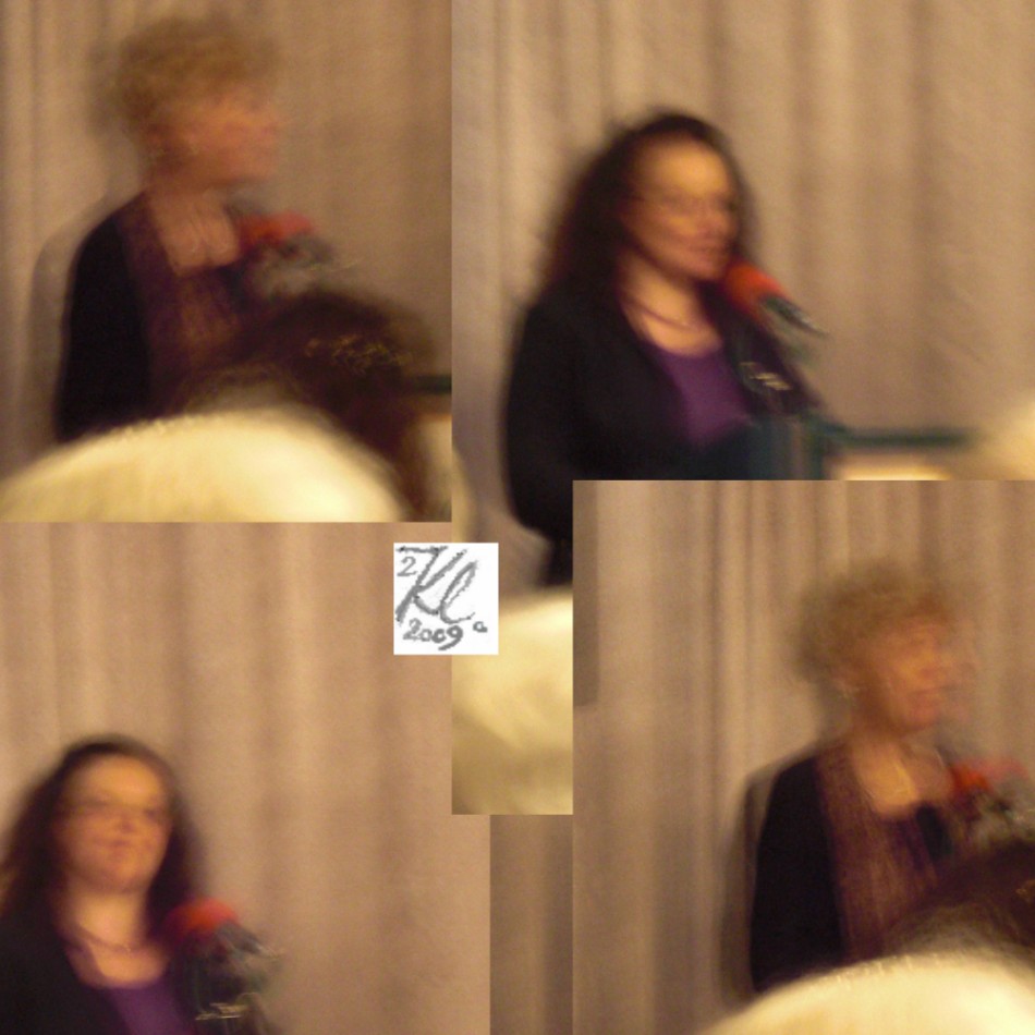 Klausens Collage Gesine Schwan Andrea Nahles am 18.2.2009 in Bad Breisig Hotel "Vier Jahreszeiten"