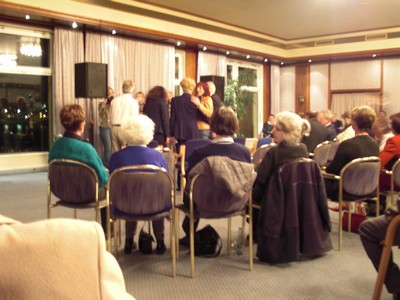 KLAUSENS Foto: Gesine Schwan und Andre Nahles in Bad Breisig Hotel "Vier Jahreszeiten" am 18.2.2009 Brgermpfang SPD