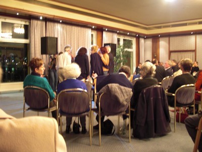 KLAUSENS Foto: Gesine Schwan und Andre Nahles in Bad Breisig Hotel "Vier Jahreszeiten" am 18.2.2009 Brgermpfang SPD