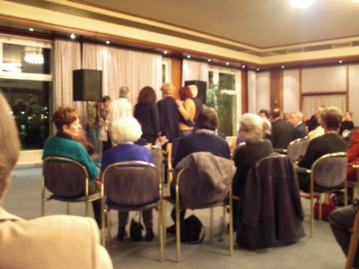 KLAUSENS Foto: Gesine Schwan und Andre Nahles in Bad Breisig Hotel "Vier Jahreszeiten" am 18.2.2009 Brgermpfang SPD