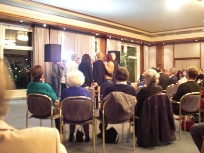 KLAUSENS Foto: Gesine Schwan und Andre Nahles in Bad Breisig Hotel "Vier Jahreszeiten" am 18.2.2009 Brgermpfang SPD