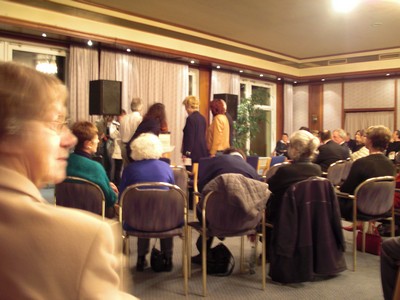 KLAUSENS Foto: Gesine Schwan und Andre Nahles in Bad Breisig Hotel "Vier Jahreszeiten" am 18.2.2009 Brgermpfang SPD